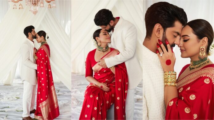 Sonakshi Sinha-Zaheer Iqbal's Wedding photo